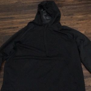 Plain black champion sweatshirt